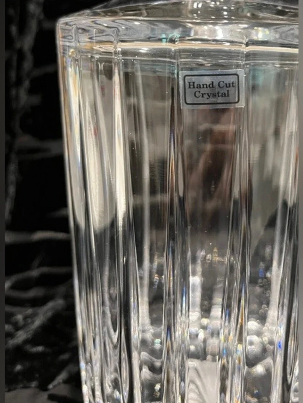 William Sonoma‎ Handcut Crystal Dorset Decanter Made In Slovenia  Gorgeous!  NIB